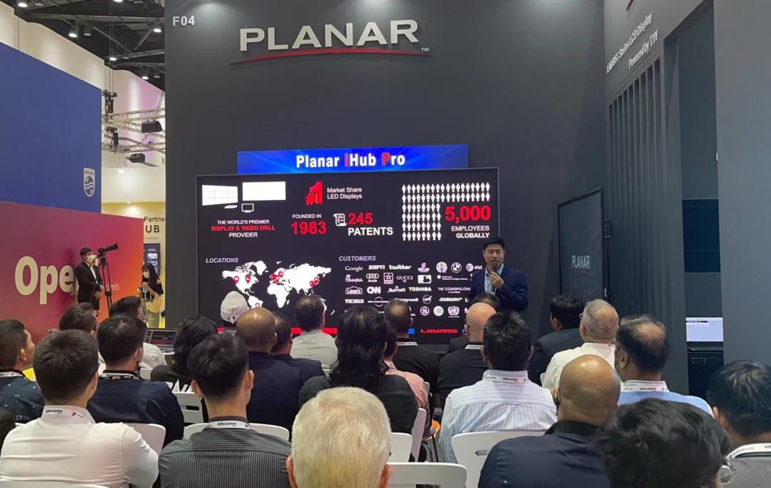 InfoComm Asia | J9集团Planar全球首发第四代Micro LED智能一体机